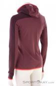Ortovox Fleece Light Grid Hooded Women Sweater, Ortovox, Red, , Female, 0016-11669, 5638049363, 4251877763895, N1-11.jpg