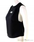 The North Face Ma S/S Crop Women Tank Top, The North Face, Black, , Female, 0205-10725, 5638049462, 196013622183, N1-06.jpg
