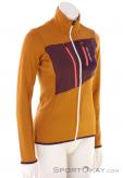 Ortovox Fleece Grid Women Fleece Jacket, , Orange, , Female, 0016-11677, 5638049553, , N1-01.jpg