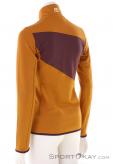 Ortovox Fleece Grid Women Fleece Jacket, , Orange, , Female, 0016-11677, 5638049553, , N1-11.jpg