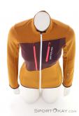 Ortovox Fleece Grid Women Fleece Jacket, , Orange, , Female, 0016-11677, 5638049553, , N3-03.jpg