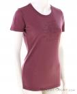 Ortovox 120 Tec Lafatscher Topo TS Women T-Shirt, Ortovox, Dark-Red, , Female, 0016-11678, 5638049597, 4251422597074, N1-01.jpg