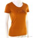 Ortovox 120 Cool Tec Leaf Logo TS Mujer T-Shirt, Ortovox, Naranja, , Mujer, 0016-11699, 5638050010, 4251877733874, N1-01.jpg