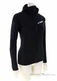 adidas Techrock Wind Hooded Women Fleece Jacket, , Black, , Female, 0002-11753, 5638050135, , N1-01.jpg