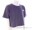 The North Face Crop Simple Dome S/S Kids T-Shirt, The North Face, Purple, , Girl, 0205-10746, 5638050261, 196013685782, N1-01.jpg
