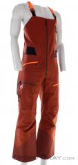 Ortovox 3l Deep Shell Bib Mens Ski Touring Pants, Ortovox, Orange, , Male, 0016-11712, 5638051743, 4251422579940, N1-01.jpg
