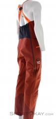 Ortovox 3l Deep Shell Bib Mens Ski Touring Pants, , Orange, , Male, 0016-11712, 5638051743, , N1-16.jpg