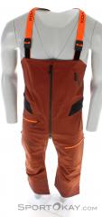 Ortovox 3l Deep Shell Bib Mens Ski Touring Pants, , Orange, , Male, 0016-11712, 5638051743, , N3-03.jpg