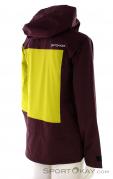 Ortovox 3L Deep Shell Femmes Veste de ski, Ortovox, Rouge foncé, , Femmes, 0016-11726, 5638051941, 4251422579292, N1-16.jpg