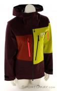 Ortovox 3L Deep Shell Women Ski Jacket, Ortovox, Dark-Red, , Female, 0016-11726, 5638051941, 4251422579292, N2-02.jpg