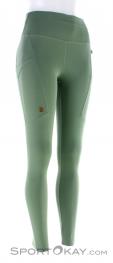 Fjällräven Abisko Tights Women Outdoor Pants, , Green, , Female, 0211-10330, 5638056799, , N1-01.jpg