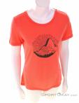 Super Natural Mountain Mandala Tee Femmes T-shirt, Super Natural, Orange, , Femmes, 0208-10192, 5638058124, 7630162650480, N2-02.jpg