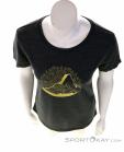 Super Natural Mountain Mandala Tee Femmes T-shirt, Super Natural, Gris foncé, , Femmes, 0208-10192, 5638058129, 7630162650381, N3-03.jpg