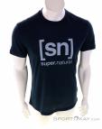 Super Natural Logo Tee Mens T-Shirt, , Black, , Male, 0208-10200, 5638058597, , N2-02.jpg