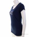 Millet Geo Wool II TS Women T-Shirt, , Dark-Blue, , Female, 0316-10312, 5638058723, , N1-06.jpg