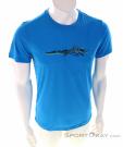 Millet Geo Mountain III TS Mens Functional Shirt, , Blue, , Male, 0316-10325, 5638058952, , N2-02.jpg