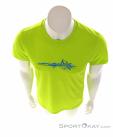 Millet Geo Mountain III TS Mens Functional Shirt, , Green, , Male, 0316-10325, 5638058957, , N3-03.jpg