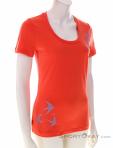 Icebreaker Merino Tech Lite II Swarming Femmes T-shirt, Icebreaker, Orange, , Femmes, 0011-10466, 5638061883, 196012589166, N1-01.jpg