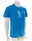 Icebreaker Tech Lite II Trail Hiker Mens T-Shirt, , Blue, , Male, 0011-10486, 5638062451, , N1-01.jpg