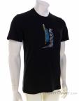 Icebreaker Central Classic Otter Paddle Hommes T-shirt, Icebreaker, Noir, , Hommes, 0011-10487, 5638062475, 196012593545, N1-01.jpg