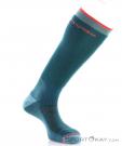 Ortovox Freeride Long Women Ski Socks, Ortovox, Turquoise, , Female, 0016-11773, 5638064450, 4251422592185, N1-01.jpg