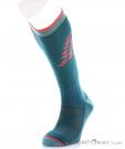 Ortovox Freeride Long Women Ski Socks, Ortovox, Turquoise, , Female, 0016-11773, 5638064450, 4251422592185, N1-06.jpg