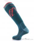 Ortovox Freeride Long Women Ski Socks, Ortovox, Turquoise, , Female, 0016-11773, 5638064450, 4251422592185, N1-11.jpg