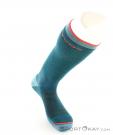Ortovox Freeride Long Women Ski Socks, Ortovox, Turquoise, , Female, 0016-11773, 5638064450, 4251422592185, N2-02.jpg
