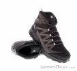 Salomon X Ward Leather Mid GTX Mens Hiking Boots Gore-Tex, , Black, , Male, 0018-11804, 5638064661, , N1-01.jpg