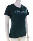 Devold Eisdal Merino 150 Mujer T-Shirt, , Verde oliva oscuro, , Mujer, 0394-10076, 5638065519, , N1-01.jpg
