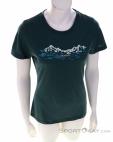 Devold Eisdal Merino 150 Mujer T-Shirt, , Verde oliva oscuro, , Mujer, 0394-10076, 5638065519, , N2-02.jpg