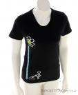Edelrid Rope Femmes T-shirt, Edelrid, Noir, , Femmes, 0084-10487, 5638065704, 4028545162478, N2-02.jpg