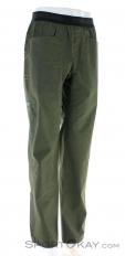 Edelrid Legacy Pants Mens Climbing Pants, Edelrid, Olive-Dark Green, , Male, 0084-10492, 5638065766, 4028545161761, N1-01.jpg