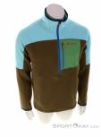 Cotopaxi Abrazo Half-Zip Fleece Mens Outdoor Jacket, , Turquoise, , Male, 0430-10014, 5638066406, , N2-02.jpg