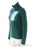 Ortovox Fleece Grid Women Fleece Jacket, , Green, , Female, 0016-11677, 5638066543, , N1-06.jpg