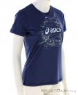 Asics Nagino Graphic Run SS Mujer T-Shirt, Asics, Azul, , Mujer, 0103-10609, 5638070339, 4550456346109, N1-01.jpg
