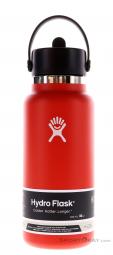 Hydro Flask 32oz Wide Flex Straw Cap 946ml Bouteille thermos, Hydro Flask, Rouge, , , 0311-10067, 5638072595, 810070084165, N1-01.jpg