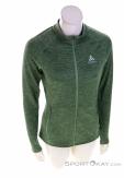 Odlo Tencia Mid Layer Full Zip Women Sweater, , Olive-Dark Green, , Female, 0005-10208, 5638074656, , N2-02.jpg