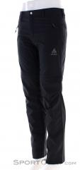 Odlo Wedgemount Zipp-Off Mens Outdoor Pants, , Black, , Male, 0005-10218, 5638074818, , N1-06.jpg