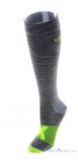 Ortovox Tour Compression Long Women Ski Socks, Ortovox, Light-Gray, , Female, 0016-11774, 5638074863, 4251422570725, N2-07.jpg
