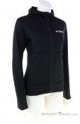 adidas Terrex Xperior Light Fleece Hooded Women Sweater, , Black, , Female, 0359-10370, 5638088858, , N1-01.jpg