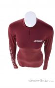 adidas Terrex Xperior Longsleeve Mujer Camiseta, adidas Terrex, Rojo oscuro, , Mujer, 0359-10387, 5638088968, 4066761609650, N3-03.jpg