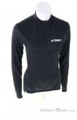 adidas Terrex Multi Half-Zip LS Women Shirt, , Black, , Female, 0359-10397, 5638089025, , N2-02.jpg