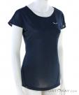 Salewa Puez Melange Dry Women T-Shirt, Salewa, Dark-Blue, , Female, 0032-11380, 5638091710, 4053866290777, N1-01.jpg