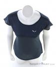 Salewa Puez Melange Dry Femmes T-shirt, Salewa, Bleu foncé, , Femmes, 0032-11380, 5638091710, 0, N3-03.jpg