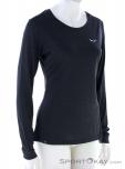 Salewa Puez Melange Dry L/S Damen Funktionsshirt, Salewa, Schwarz, , Damen, 0032-11381, 5638091739, 4053866436052, N1-01.jpg