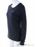 Salewa Puez Melange Dry L/S Women Functional Shirt, , Black, , Female, 0032-11381, 5638091739, , N1-06.jpg