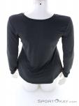 Salewa Puez Melange Dry LS Women Shirt, Salewa, Black, , Female, 0032-11381, 5638091739, 4053866436038, N3-13.jpg