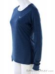 Salewa Puez Melange Dry L/S Femmes T-shirt fonctionnel, Salewa, Bleu foncé, , Femmes, 0032-11381, 5638091750, 0, N1-06.jpg