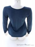 Salewa Puez Melange Dry L/S Femmes T-shirt fonctionnel, Salewa, Bleu foncé, , Femmes, 0032-11381, 5638091750, 0, N3-13.jpg